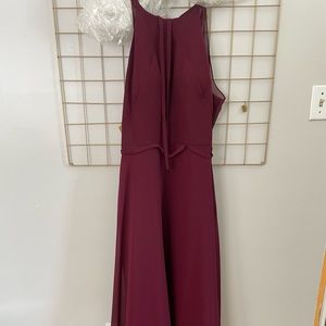 Burgundy bridesmaid dress, size 20, never worn